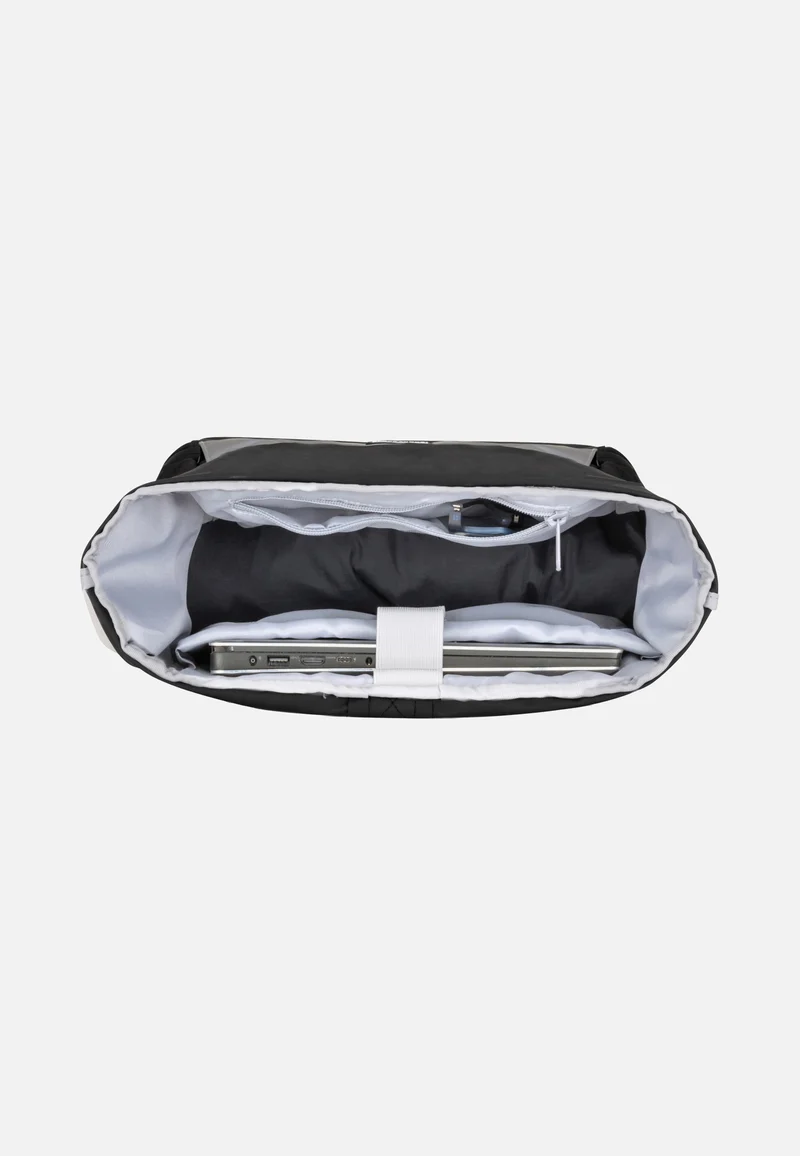 Allen Large Black Reflective - Rolltop Rucksack