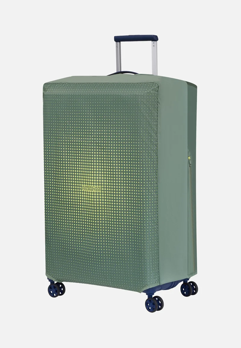 Foldable L Olive/Lime - Luggage Cover