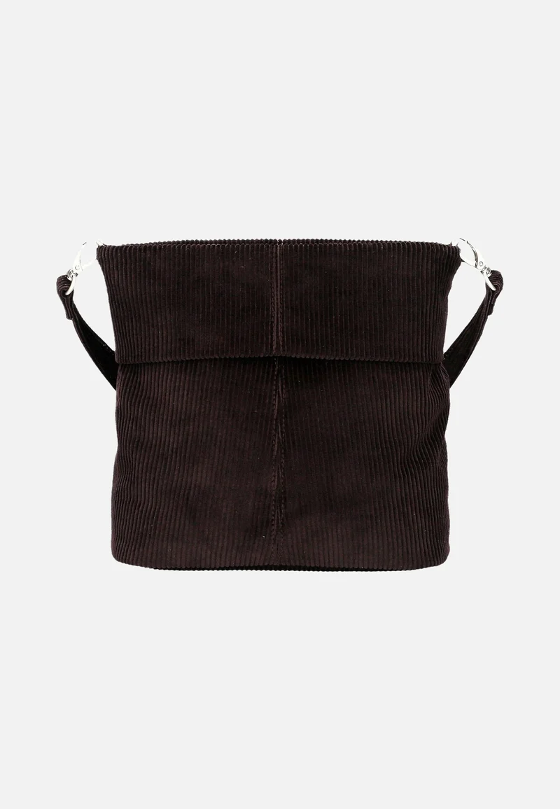 Mademoiselle M8 Cord/Espresso - Beuteltasche
