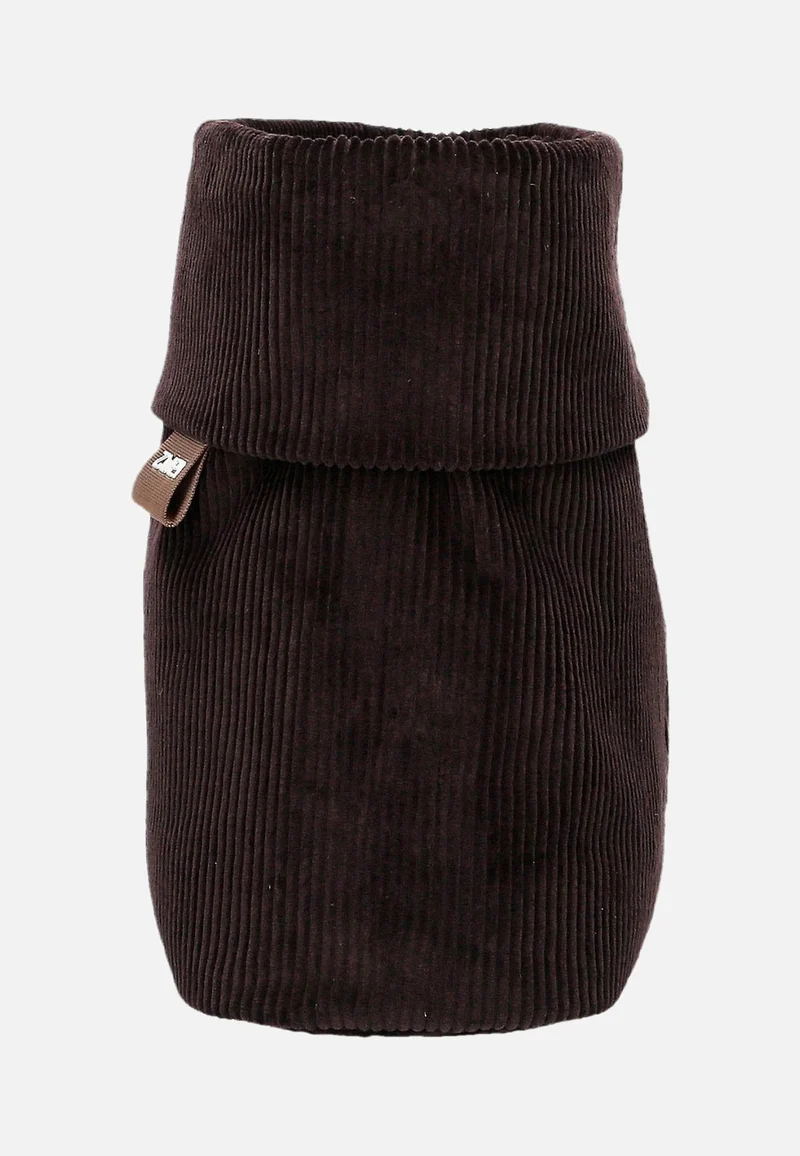 Mademoiselle M8 Cord/Espresso - Beuteltasche
