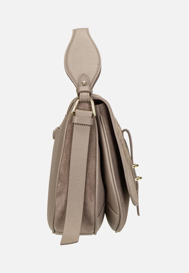 Coccinellemavery Suede Bi 1801 Warm Taupe/Warm Taupe - Crossbody Bag