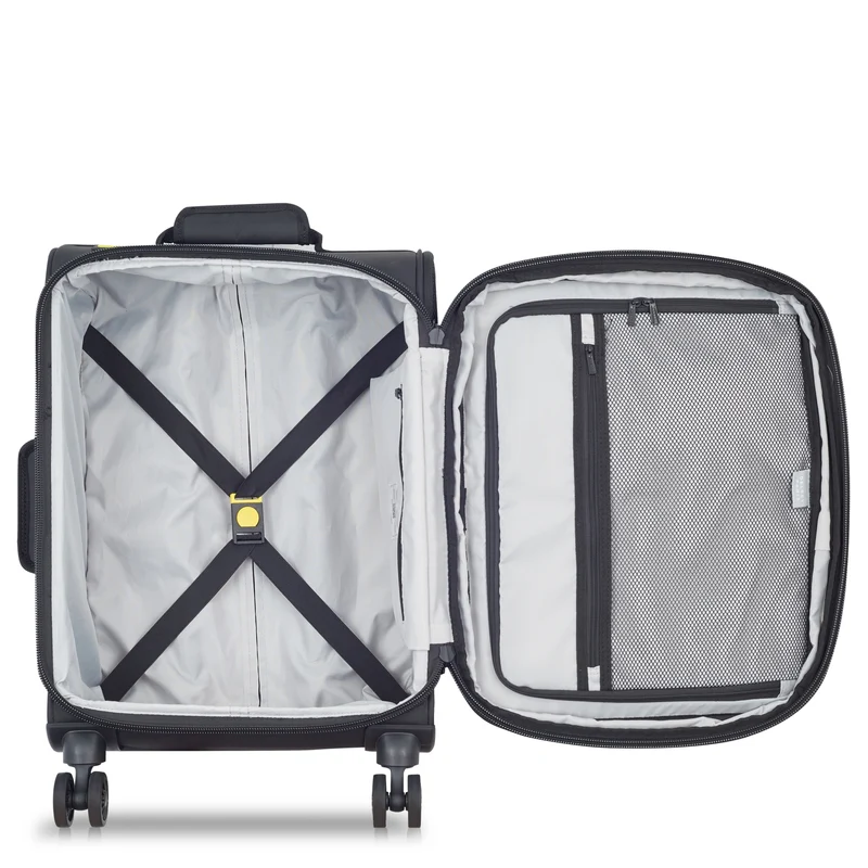 Delsey Paris Maubert 2.0 - 4-Rollen-Kabinentrolley 55 cm erw. (schwarz)