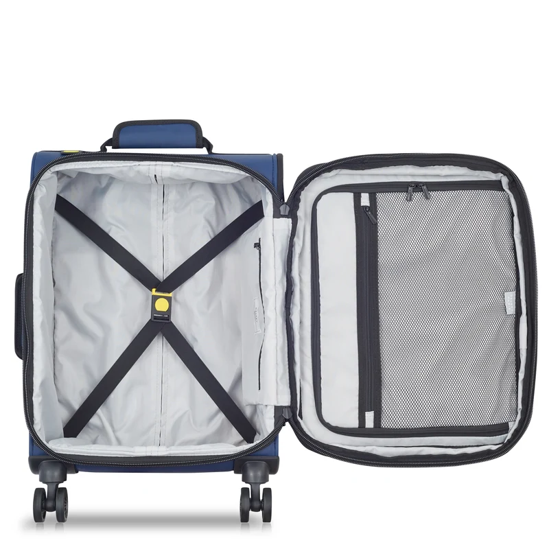 Delsey Paris Maubert 2.0 - 4-Rollen-Kabinentrolley 55 cm erw. (marineblau)