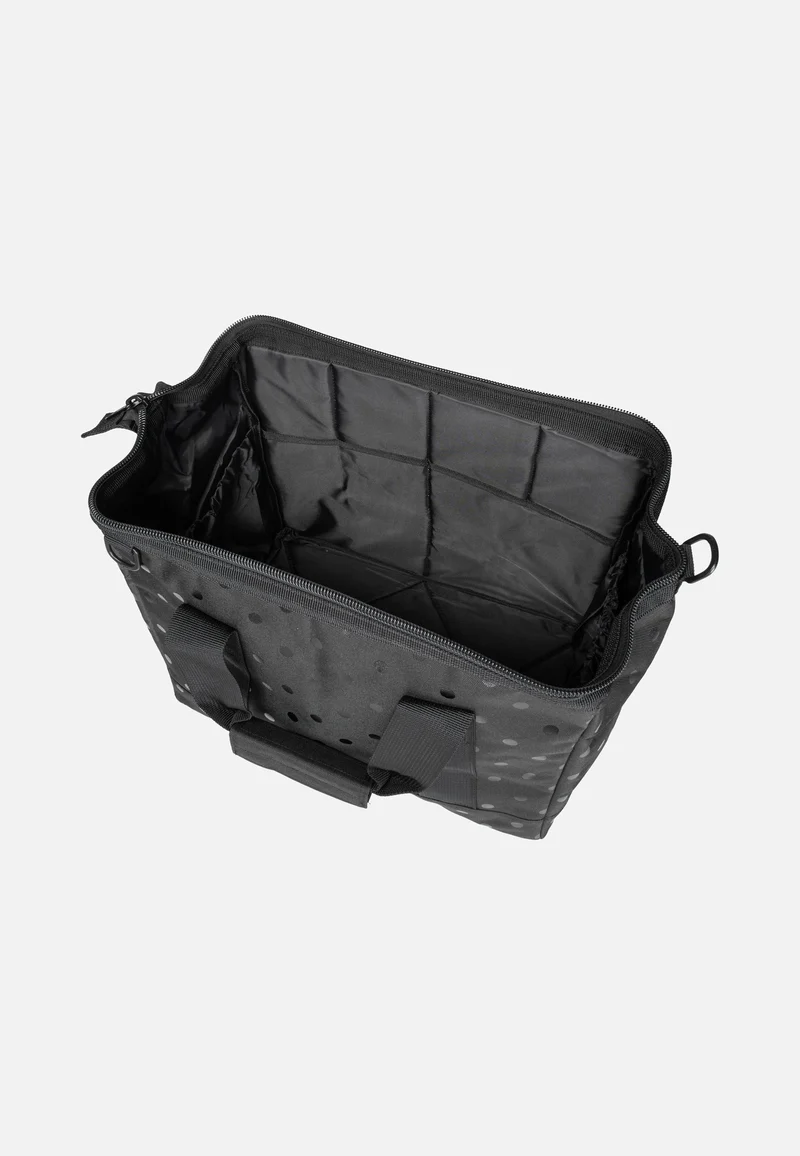 Allrounder M Glossy Dots Black - Dufflebag