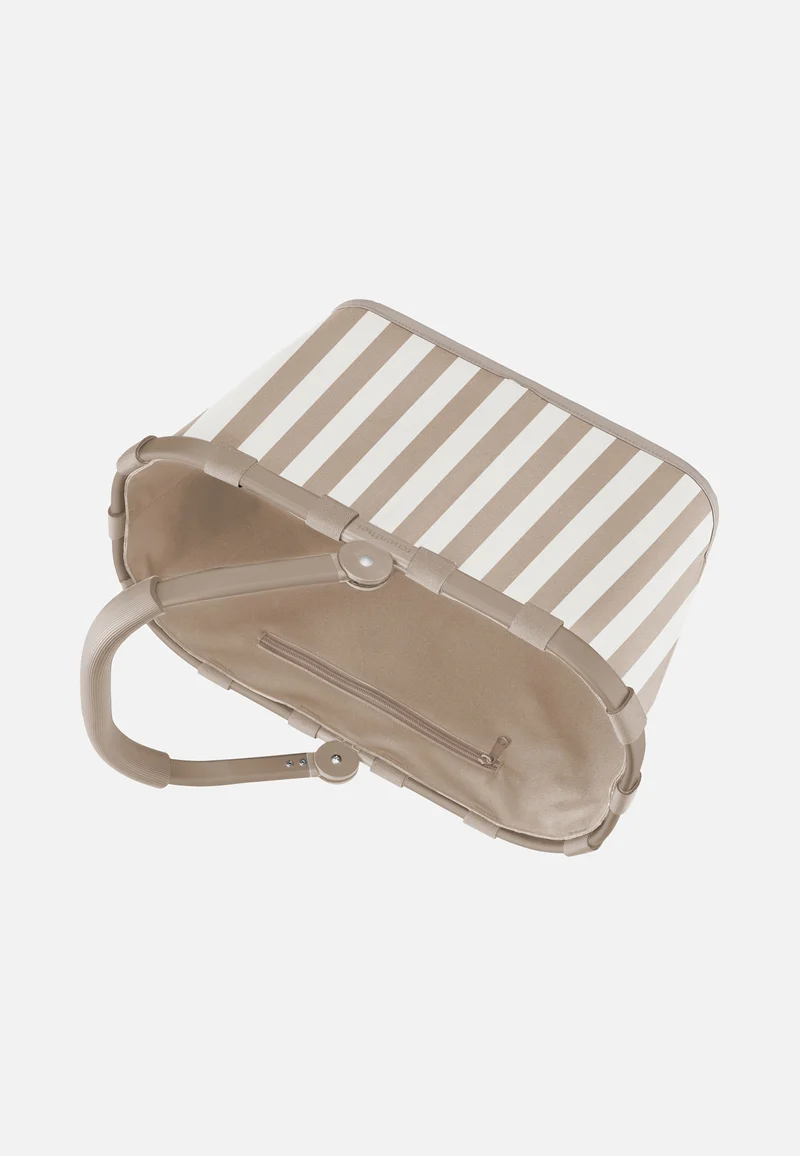 Carrybag Summerstripes Coffee - Einkaufskorb