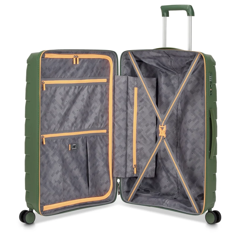 Roncato Skyline 2.0 Neon - 4-Rollen-Trolley M 70 cm (military green)