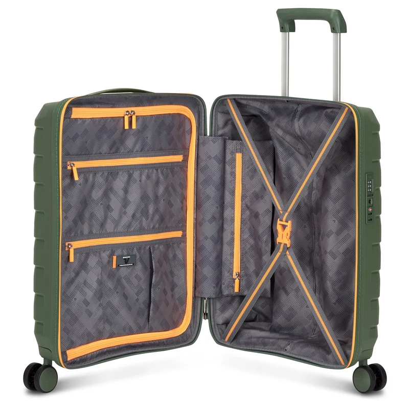 Roncato Skyline 2.0 Neon - 4-Rollen-Kabinentrolley S 55 cm (military green)
