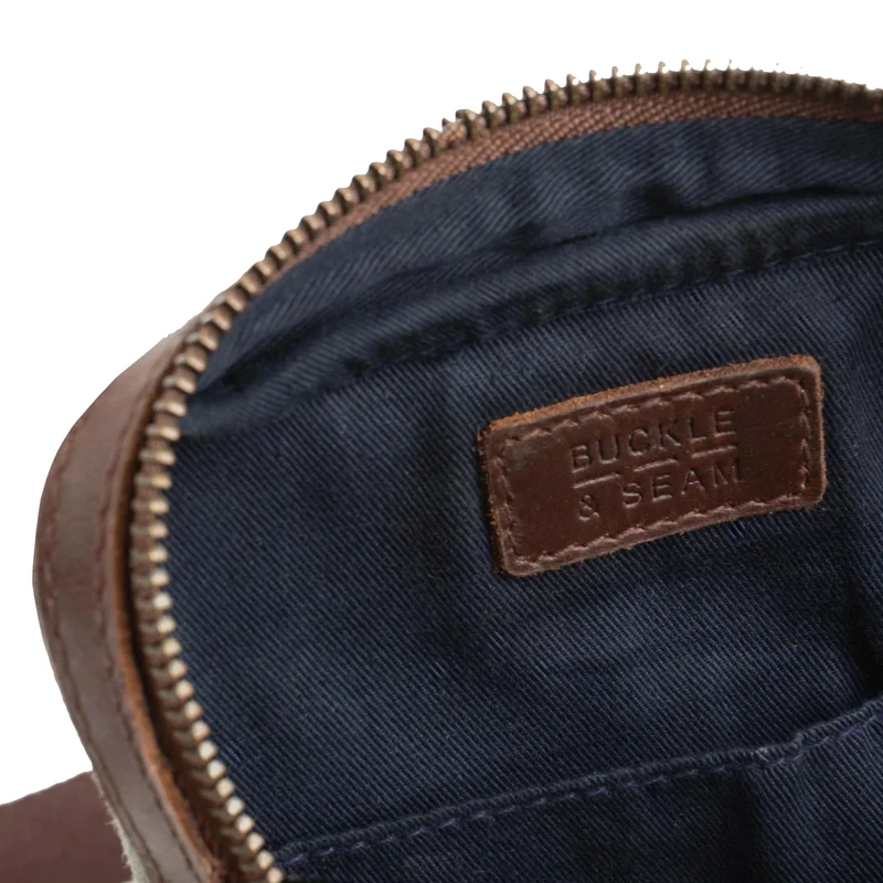 Buckle & Seam Runner Canvas - Umhängetasche 15 cm (grün)