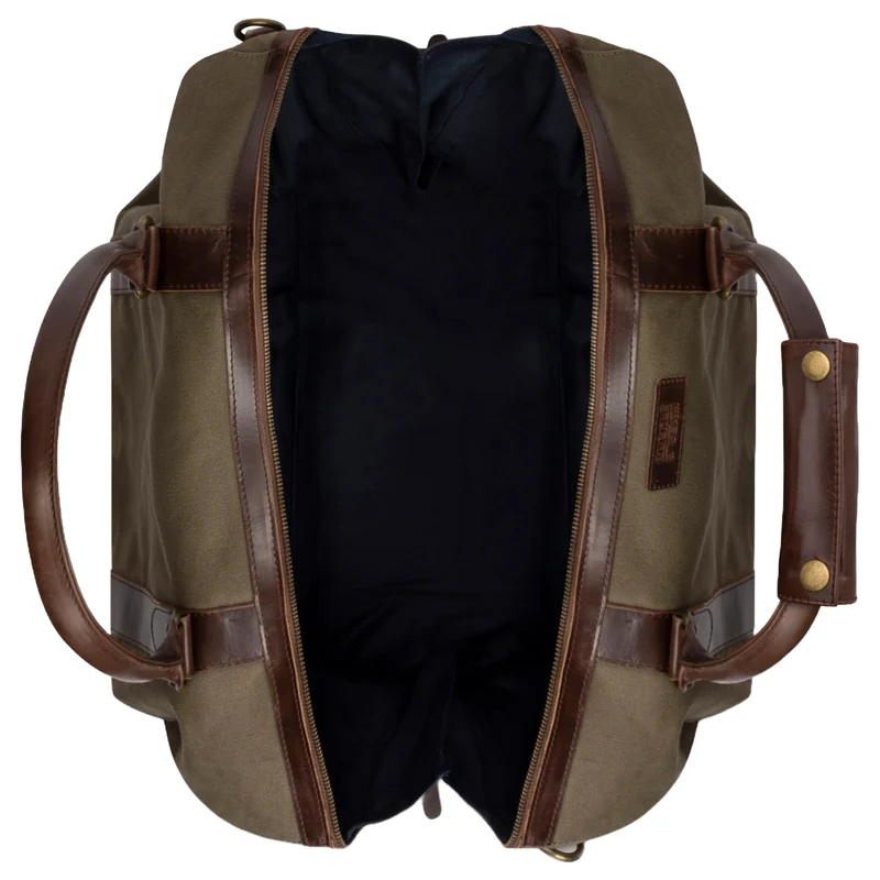 Buckle & Seam Willow Weekender - Reisetasche 50 cm (royal green/brown)