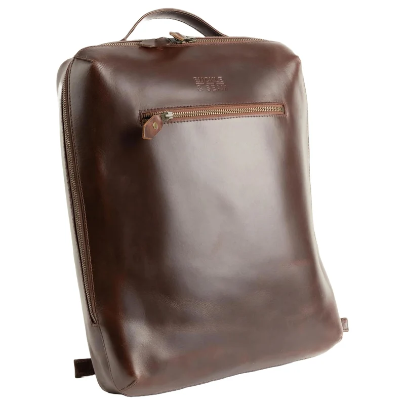 Buckle & Seam Mik - Rucksack 16" 40 cm (braun)