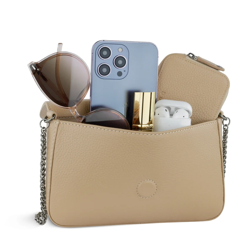 bugatti Elsa - Schultertasche 3tlg. 21.5 cm (sand)