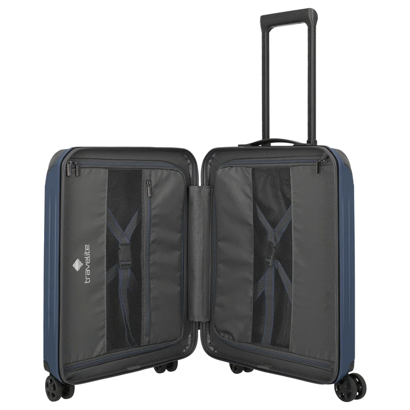 Travelite Dynamiic -4-Rollen-Kabinentrolley S 55 cm (denimblue)
