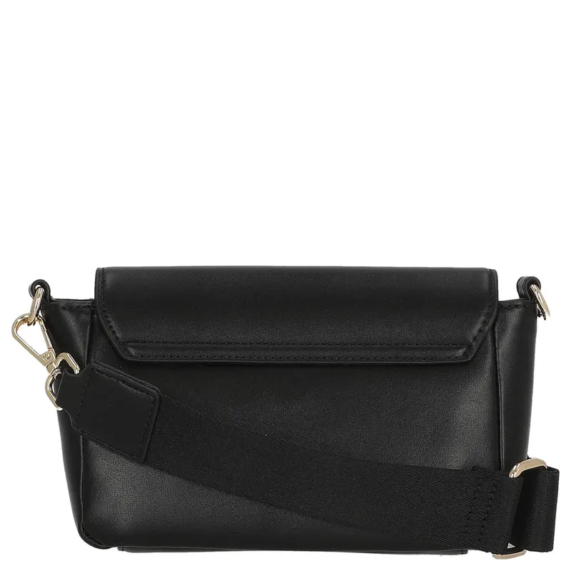 Seidenfelt Tolita - Umhängetasche 22 cm (black/gold)