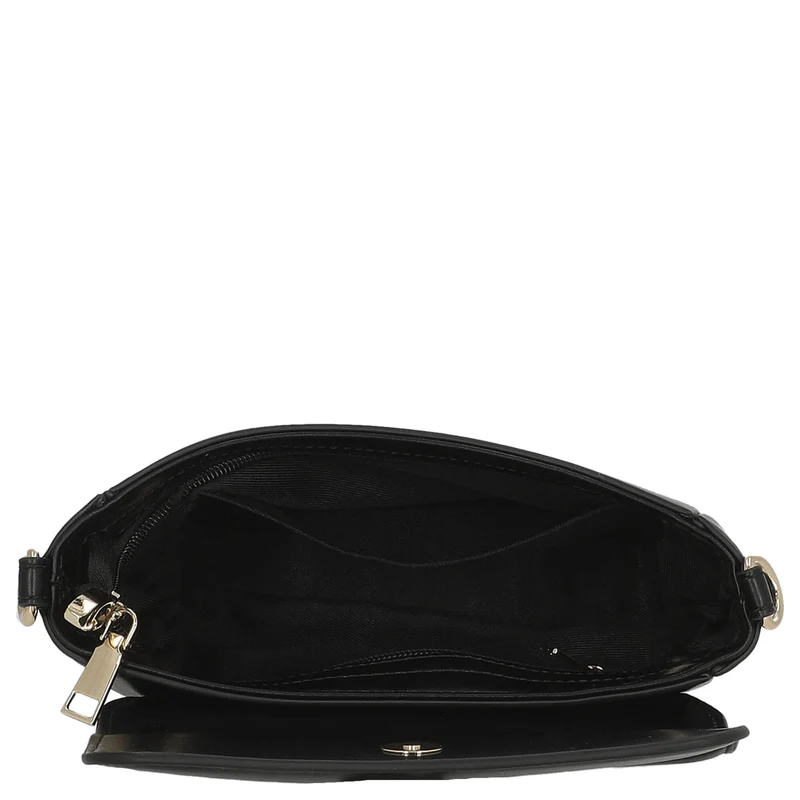 Seidenfelt Tolita - Umhängetasche 22 cm (black/gold)