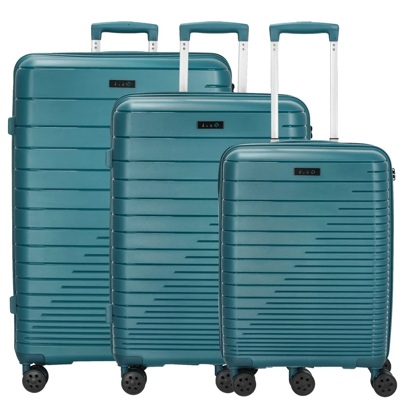 D&N Travel Line 4600 - Trolley-Set, 3tlg. (petrol)