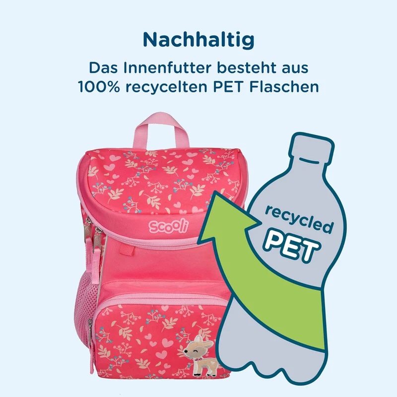 Scooli Mini-Me KiGa - Kindergartenrucksack 29 cm (Daisy Deer)