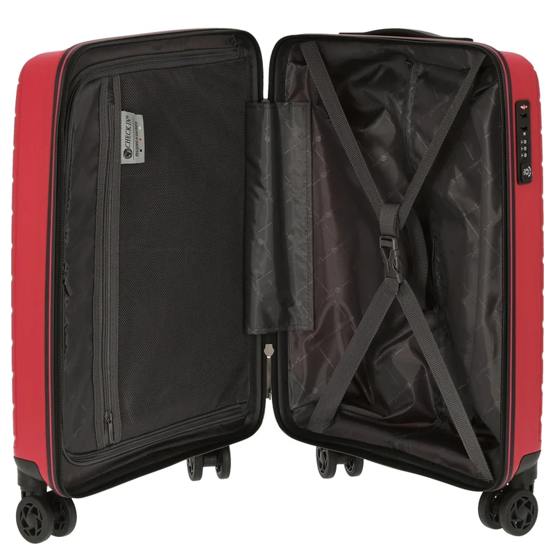 CHECK.IN Orlando - 4-Rollen-Kabinentrolley 55 cm (magenta)