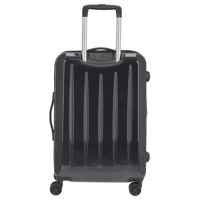CHECK.IN London 2.0 - 4-Rollen-Trolley 67 cm (carbon blau)
