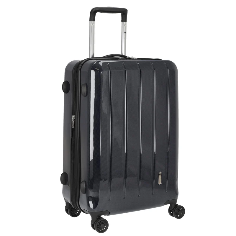 CHECK.IN London 2.0 - 4-Rollen-Trolley 67 cm (carbon blau)