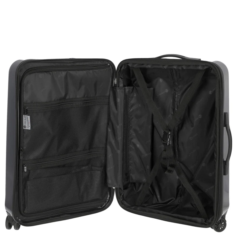 CHECK.IN London 2.0 - 4-Rollen-Trolley 67 cm (carbon blau)