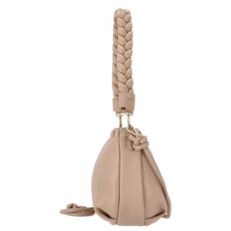 Seidenfelt Ikast Hobo - Umhängetasche 31 cm (beige/gold)
