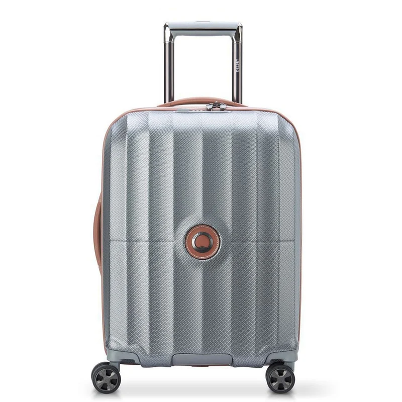 Delsey Paris Carrousel - 4-Rollen-Kabinentrolley Slim line 55 cm (Platin)
