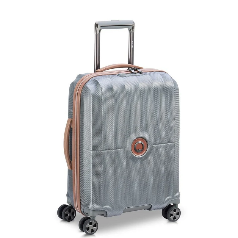 Delsey Paris Carrousel - 4-Rollen-Kabinentrolley Slim line 55 cm (Platin)