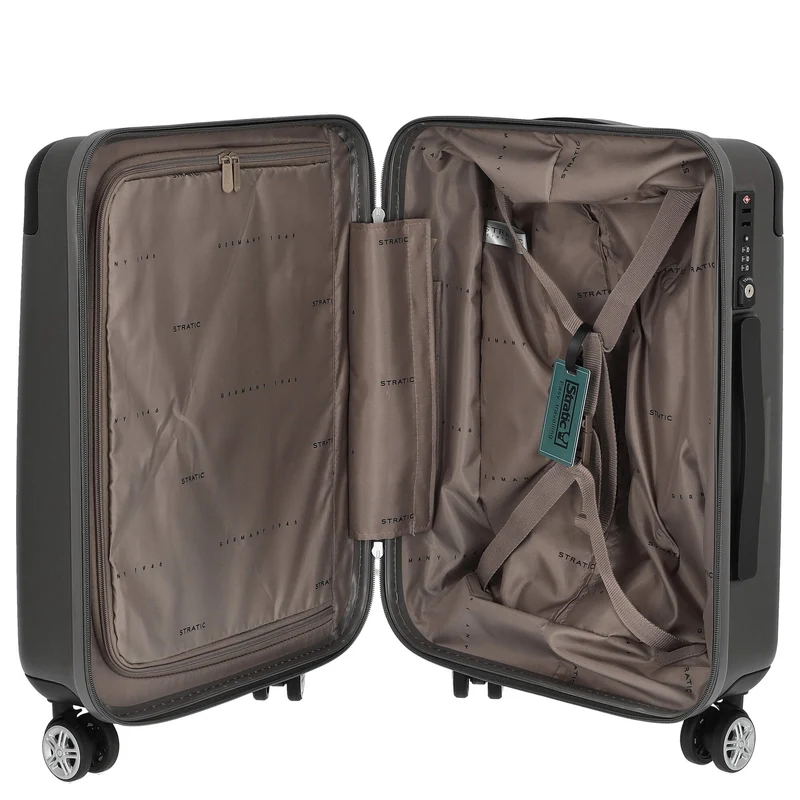 Stratic Stripe - 4-Rollen-Trolley 54 cm S (graphit)