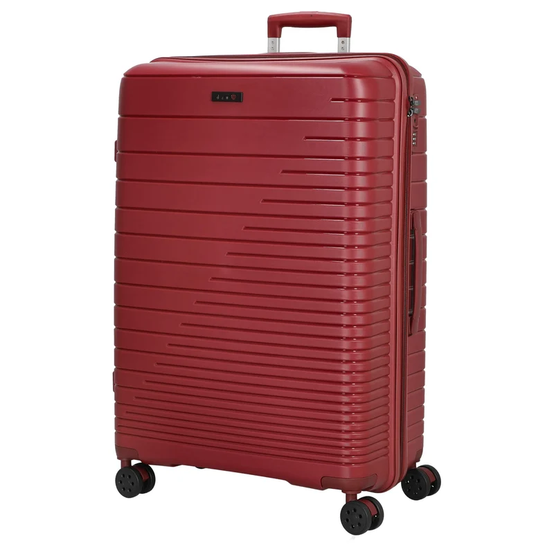 D&N Travel Line 4600 - Trolley-Set, 3tlg. (wine red)