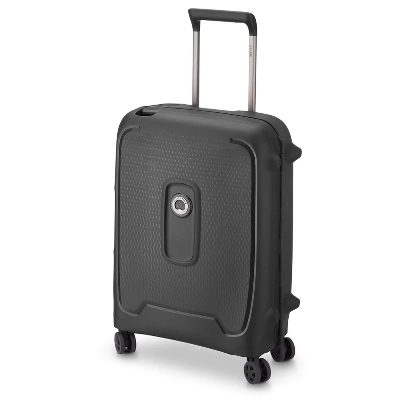 Delsey Paris Moncey Slim Line - 4-Rollen-Kabinentrolley 55 cm (schwarz)