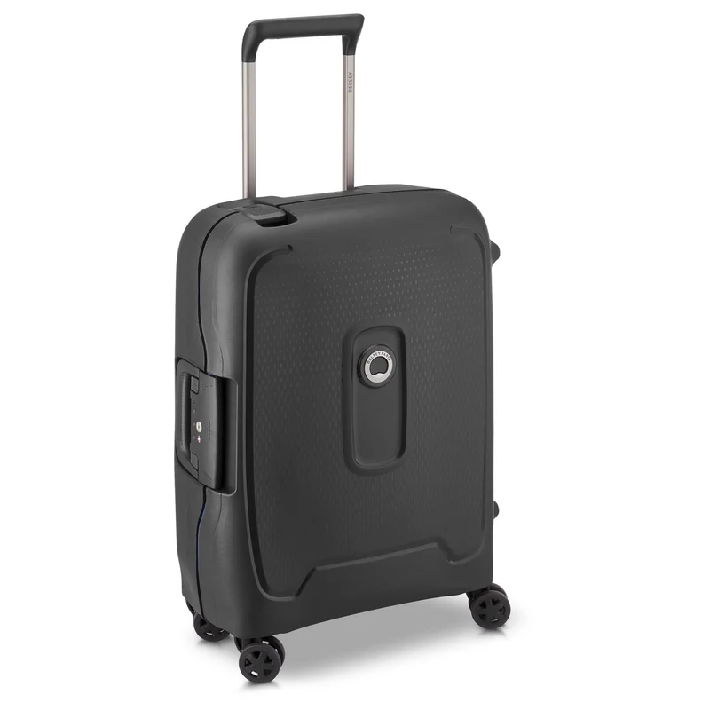 Delsey Paris Moncey Slim Line - 4-Rollen-Kabinentrolley 55 cm (schwarz)