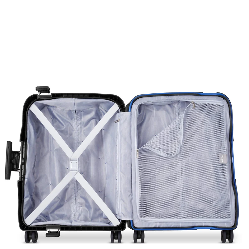 Delsey Paris Moncey Slim Line - 4-Rollen-Kabinentrolley 55 cm (schwarz)