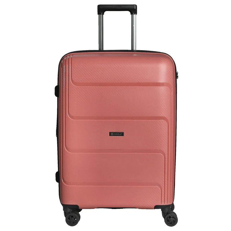 CHECK.IN St. Louis - 4-Rollen-Trolley 67 cm erw. (altrosa)