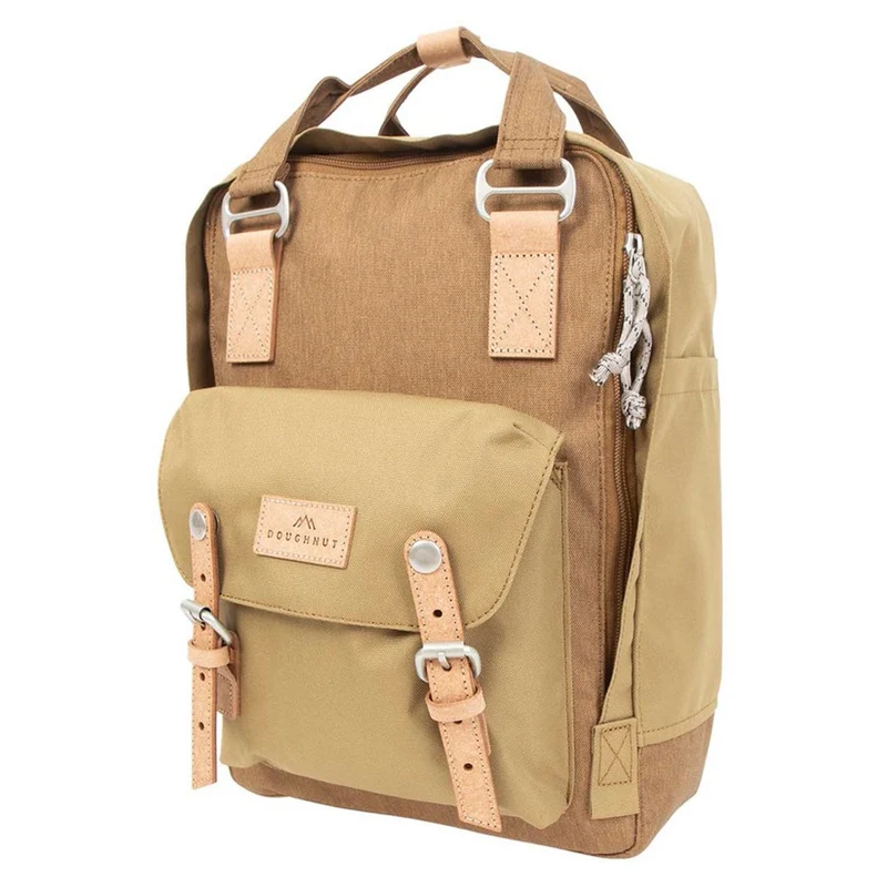 Doughnut Macaroon Euro 16 - Rucksack 38 cm (khaki x camel)