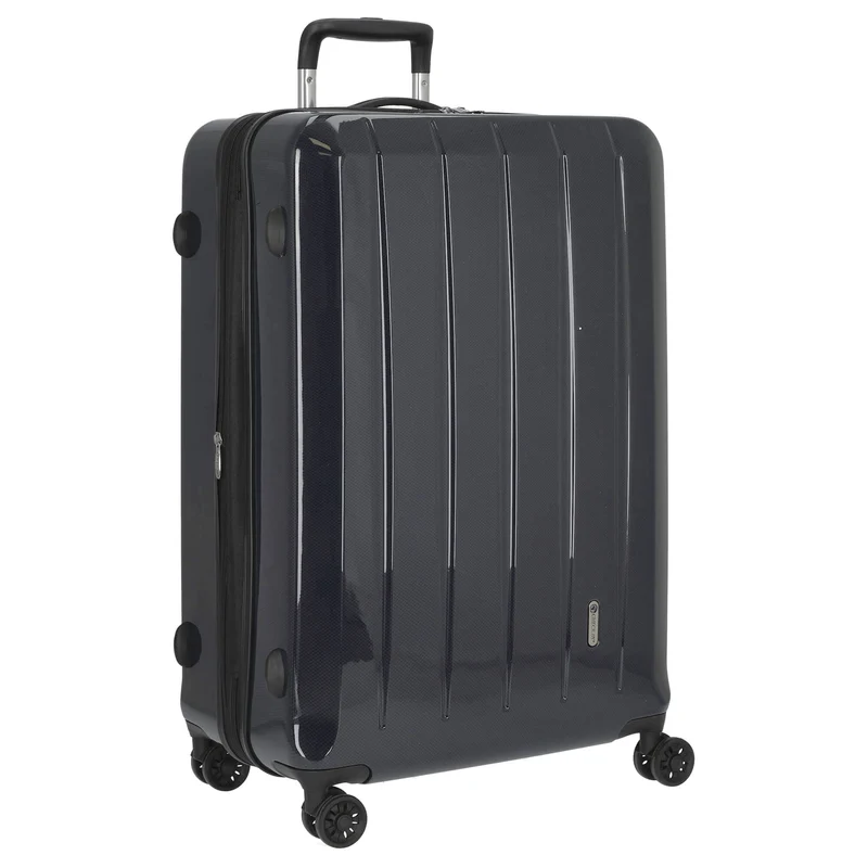 CHECK.IN London 2.0 - 4-Rollen-Trolley 75 cm (carbon blau)