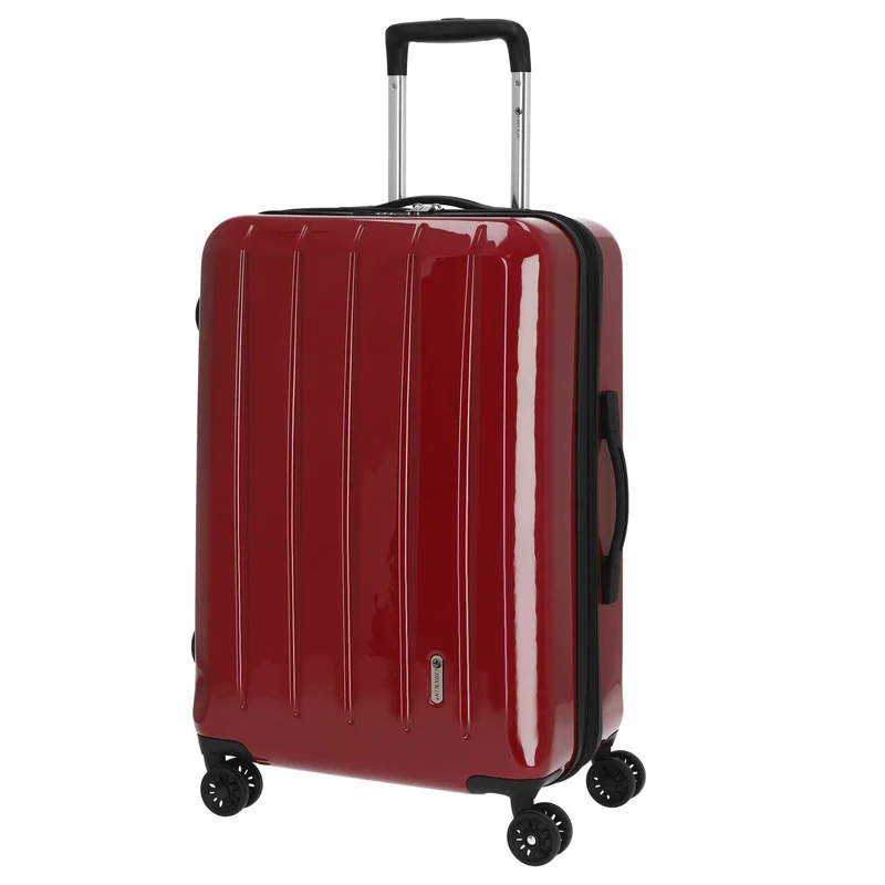 CHECK.IN London 2.0 - 4-Rollen-Trolley 67 cm (beere)