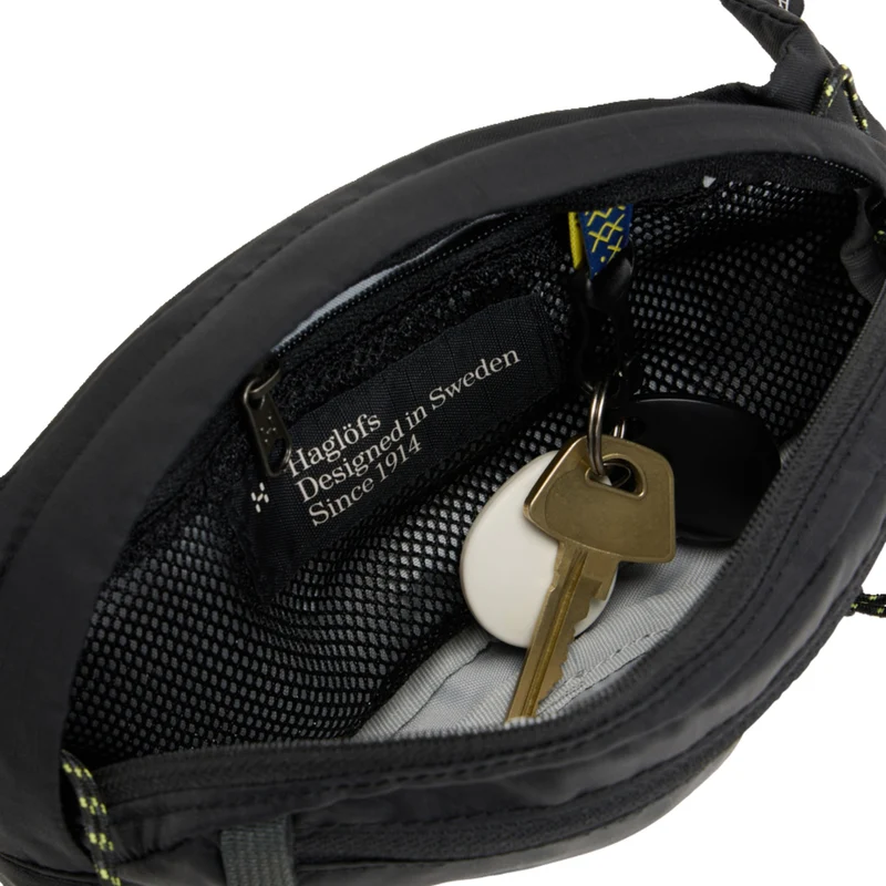 Haglöfs Tight Hip Pack 1 - Gürteltasche 19 cm (true black/magnetite)