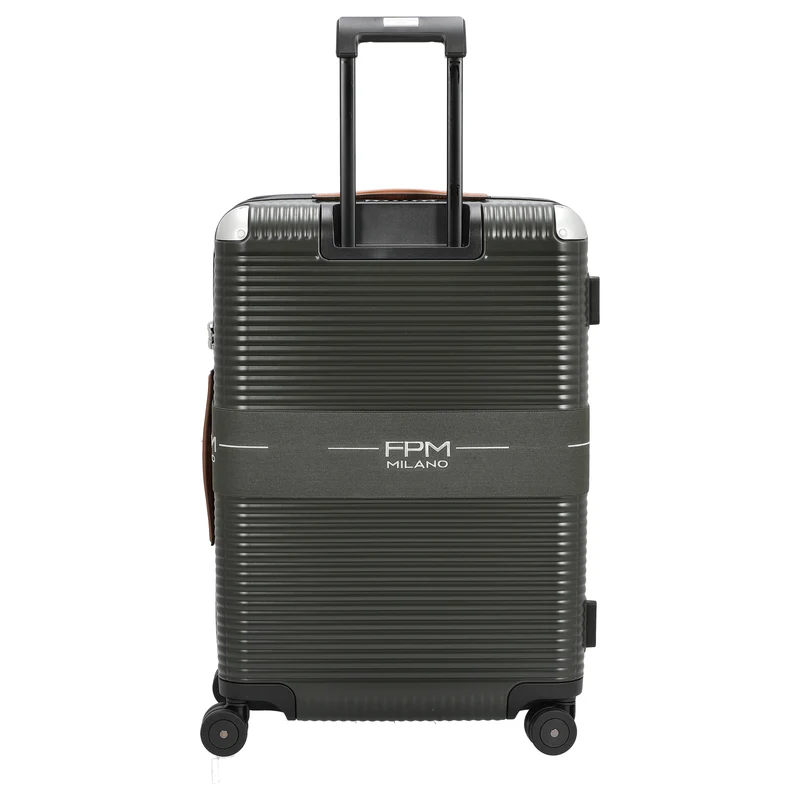 FPM Milano Bank Zip Deluxe Spinner 68 - 4-Rollen-Trolley M 68 cm (moss green)