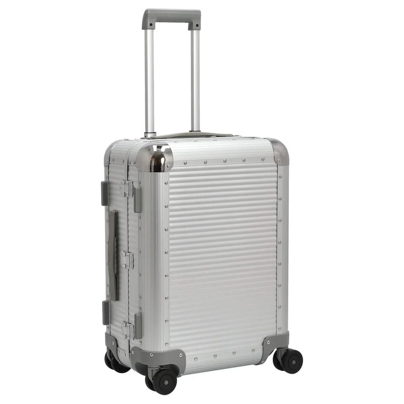 FPM Milano Bank S aluminum Spinner 55 M - 4-Rollen-Kabinentrolley 53 cm (moonlight silver)