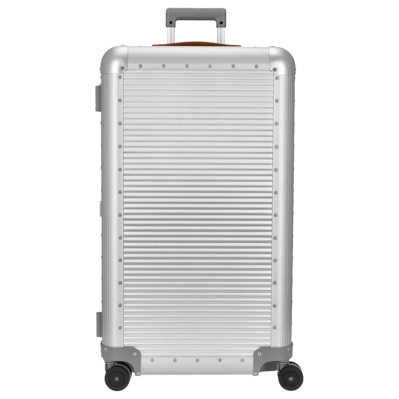 FPM Milano Bank aluminum Trunk on Wheels - 4-Rollen-Trolley 75,5 cm (moonlight silver)