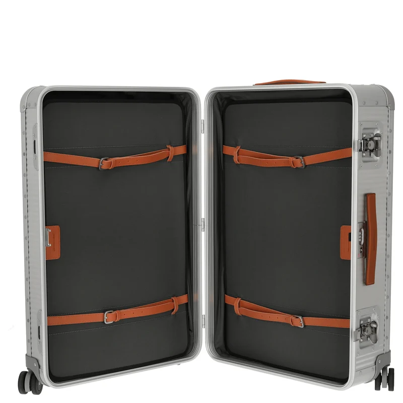 FPM Milano Bank aluminum Spinner 76 - 4-Rollen-Trolley 75 cm (moonlight silver)