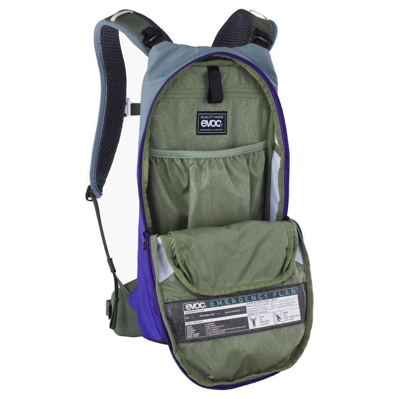 Evoc Stage 6 - Rucksack 42 cm (steel/violet/dark olive)