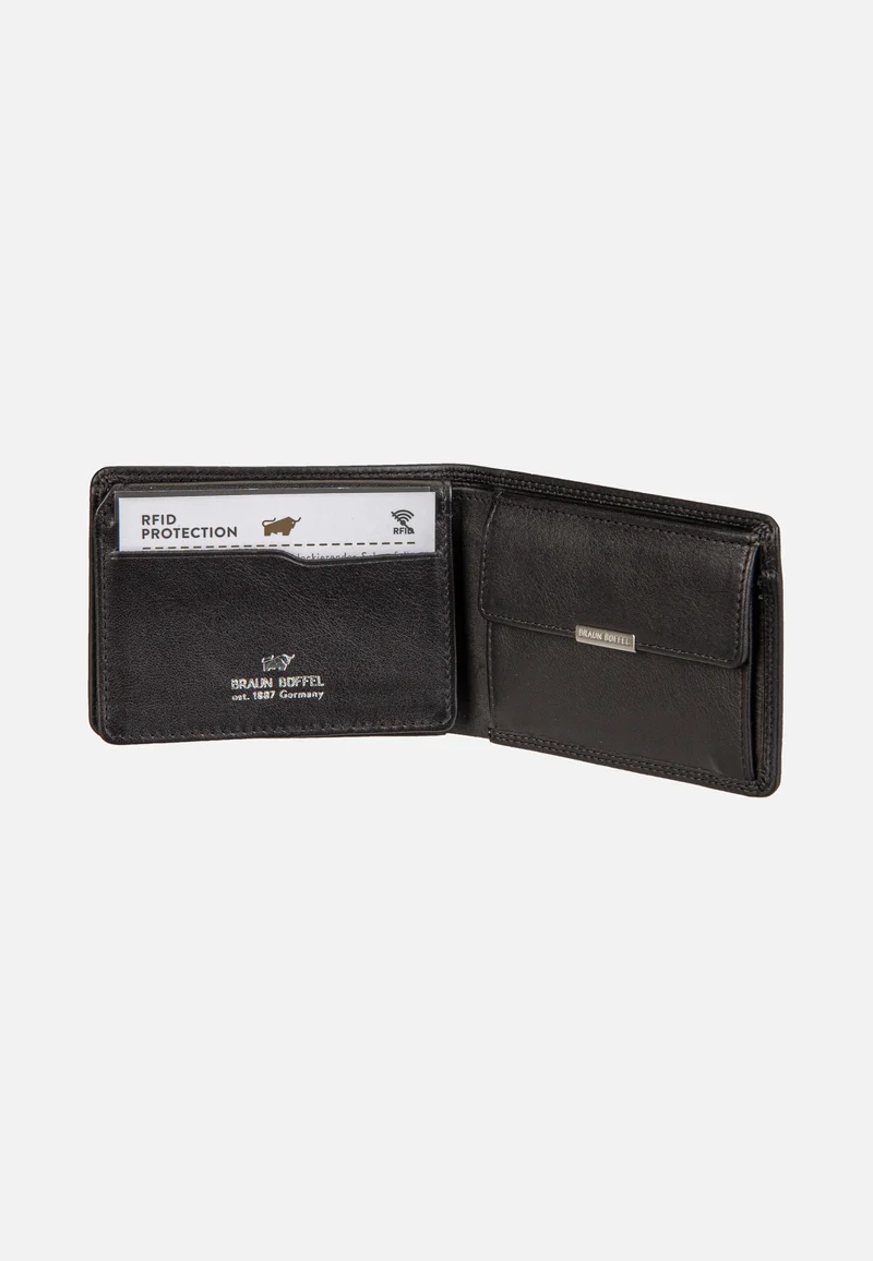 Golf RFID Coin Wallet 4Cs Black - Portemonnaie
