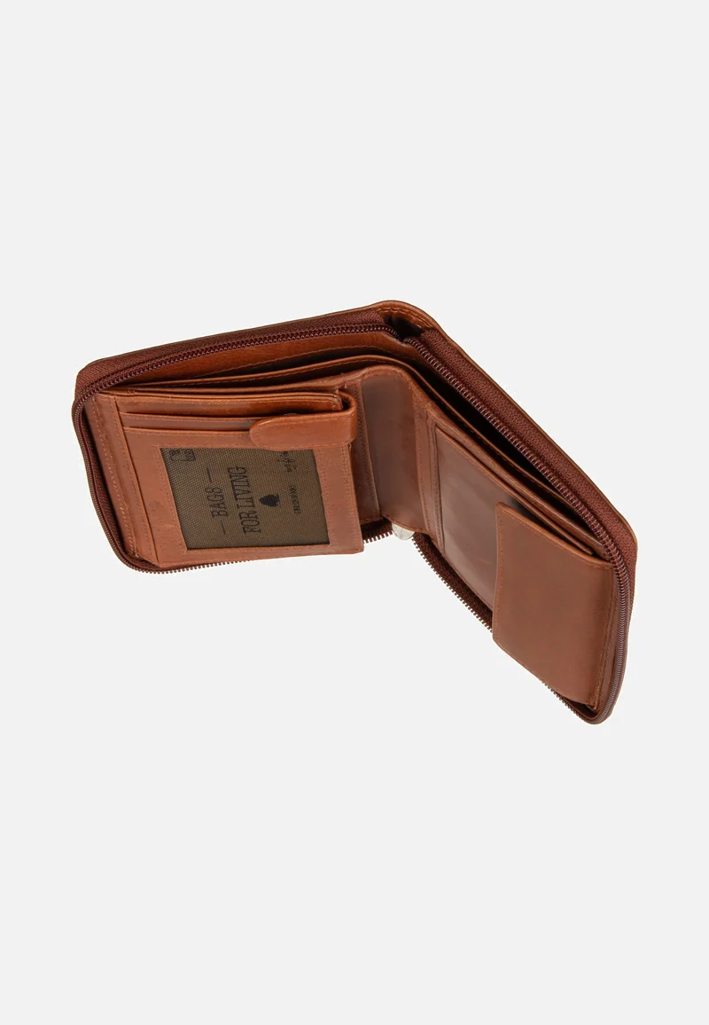 Waxy Vintage Rv-Kombibörse RFID Tobacco Nut - Portemonnaie