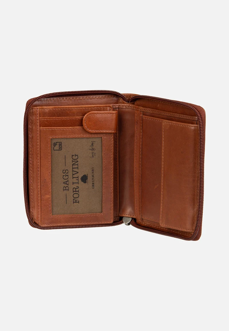Waxy Vintage Rv-Kombibörse RFID Tobacco Nut - Portemonnaie