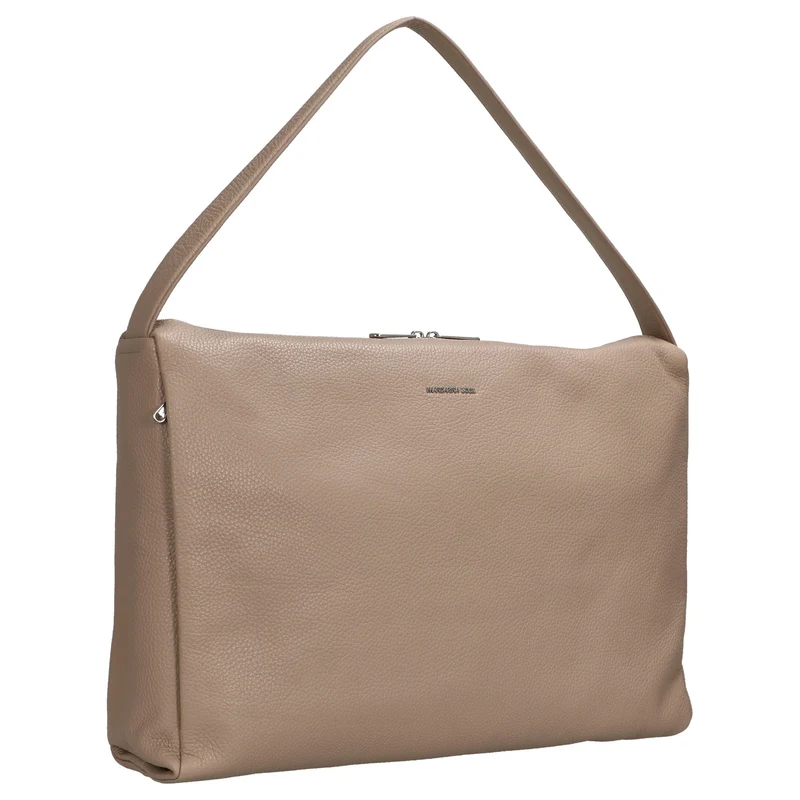 Mandarina Duck Mellow Leather Hobo - Schultertasche 42 cm (warm taupe)