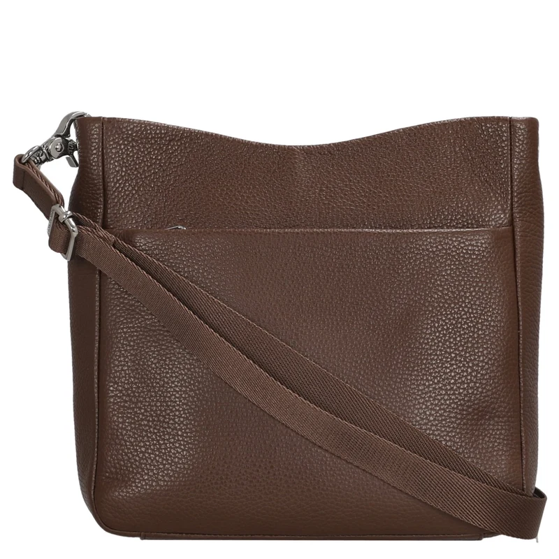 Mandarina Duck Mellow Leather - Umhängetasche M 30 cm (milk chocolate)