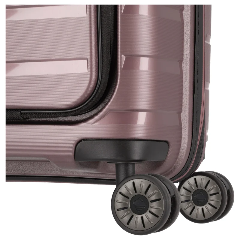 Travelite Air Base - 4-Rollen-Kabinentrolley mit Vortasche S 55 cm (flieder)