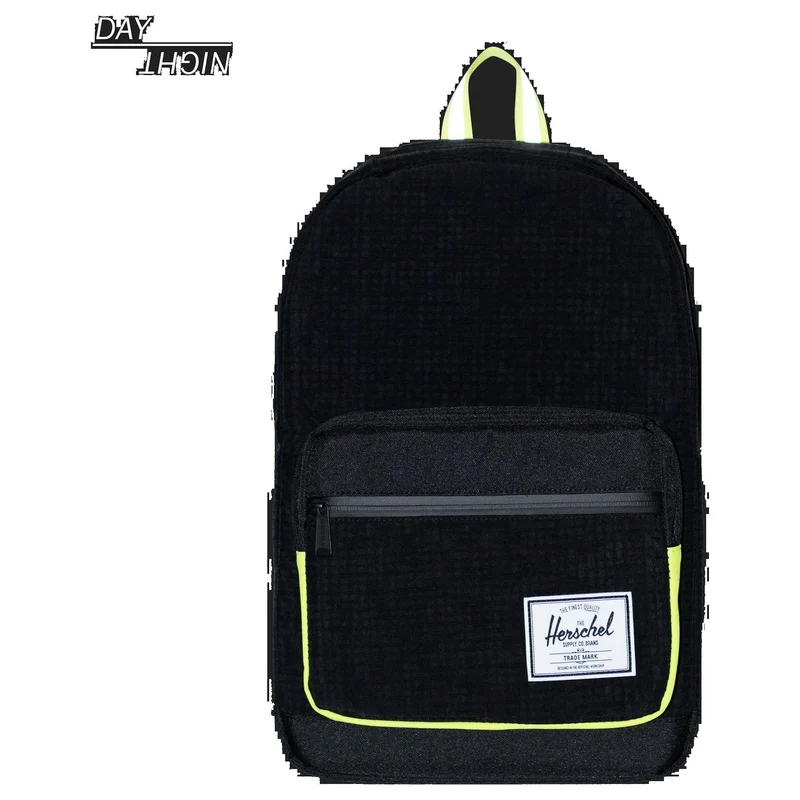 Herschel Pop Quiz 22 - Rucksack 43 cm (black enzyme ripstop/black /safety yellow)