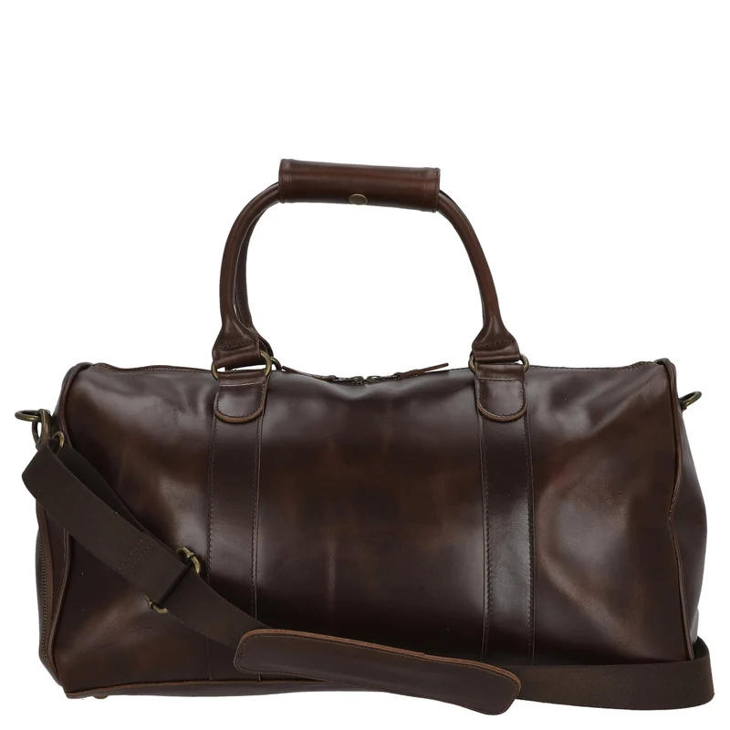 Buckle & Seam Collin - Reisetasche 48 cm (braun/dots)